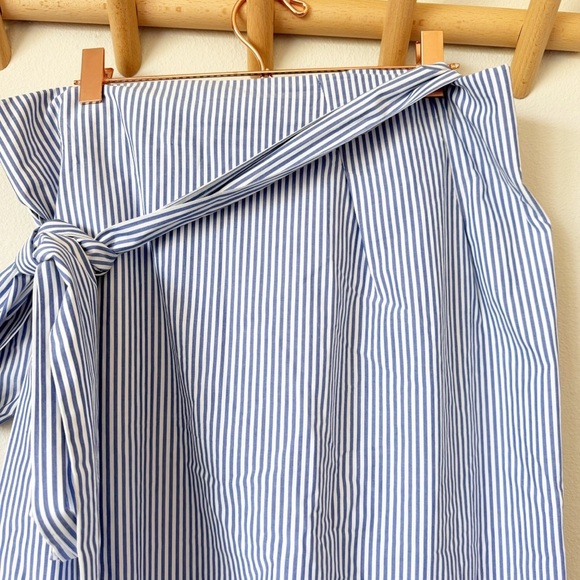 J. Crew Striped Skirt with Belt - Picture 3 of 10